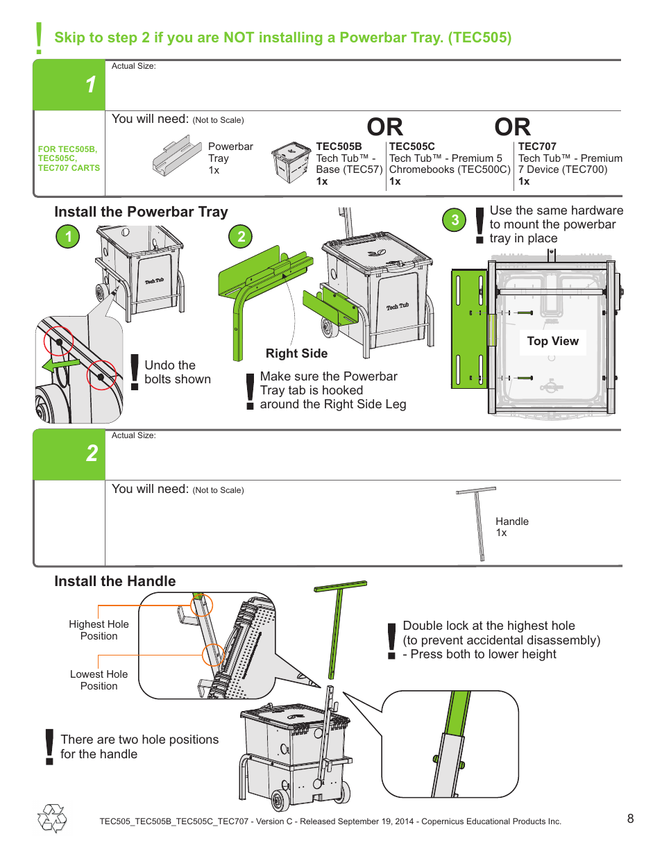 Copernicus TEC707 User Manual | Page 8 / 14