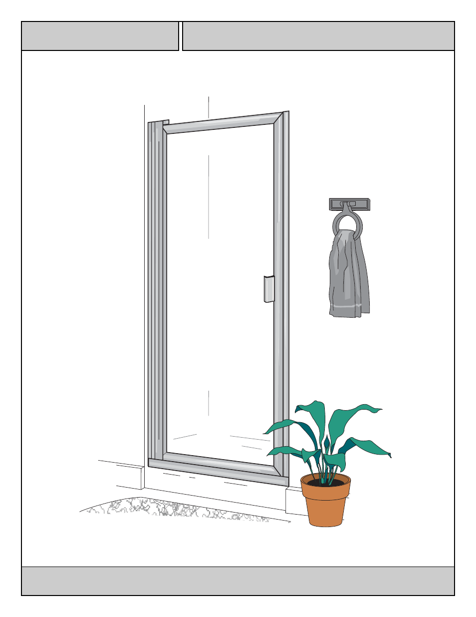 Coral Industries 6000 Pivot Door with Adjustable Jambs - 763R User Manual | 8 pages