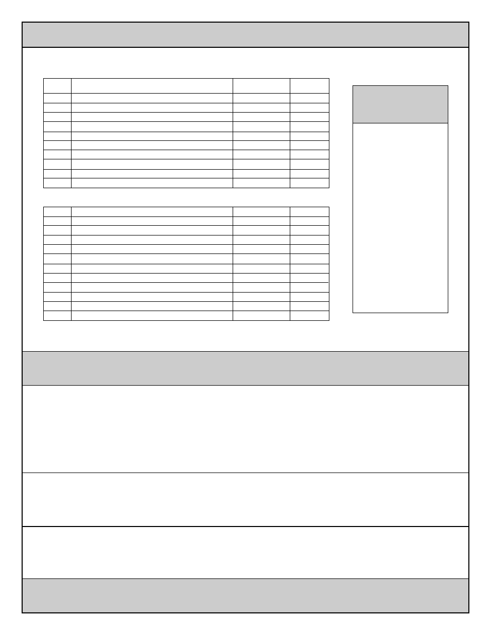 Parts list, Tools needed | Coral Industries 6000 Pivot Door with Adjustable Jambs - 763R User Manual | Page 2 / 8