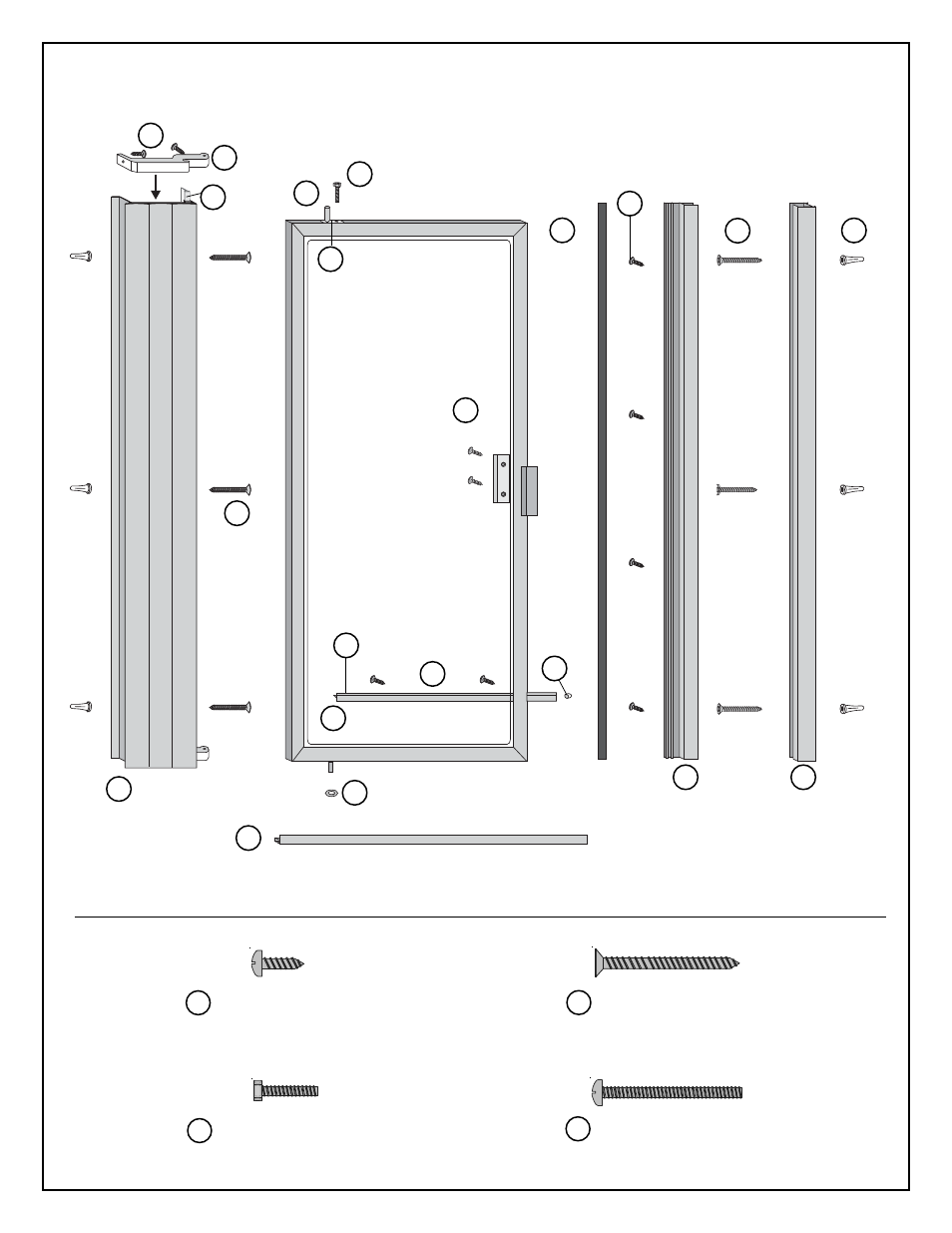 Qe a | Coral Industries 6000 Pivot Door with Adjustable Jambs - 763R User Manual | Page 3 / 8