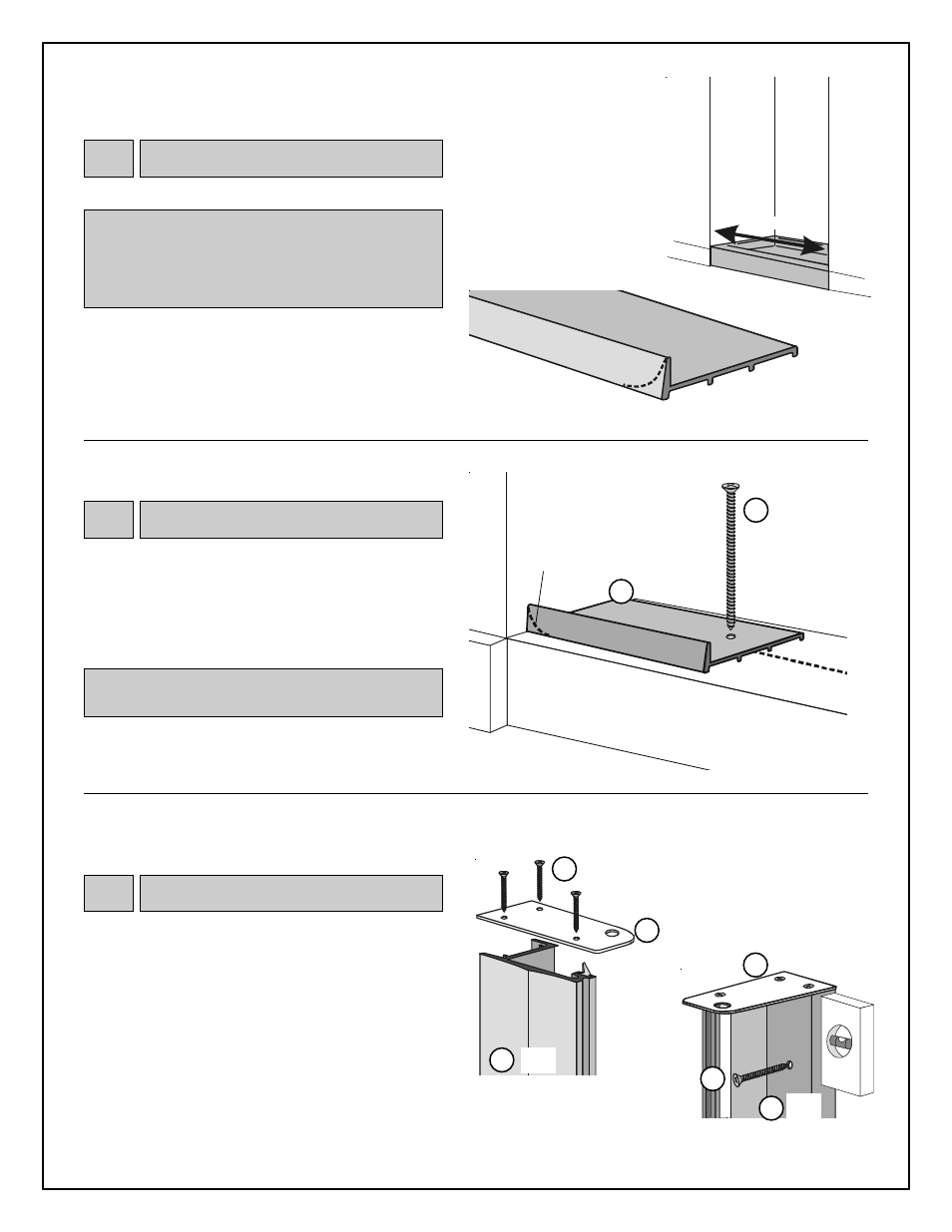Sill, Pivot jamb, Pivot plate | Coral Industries 1000 Pivot Door - 713C User Manual | Page 4 / 8