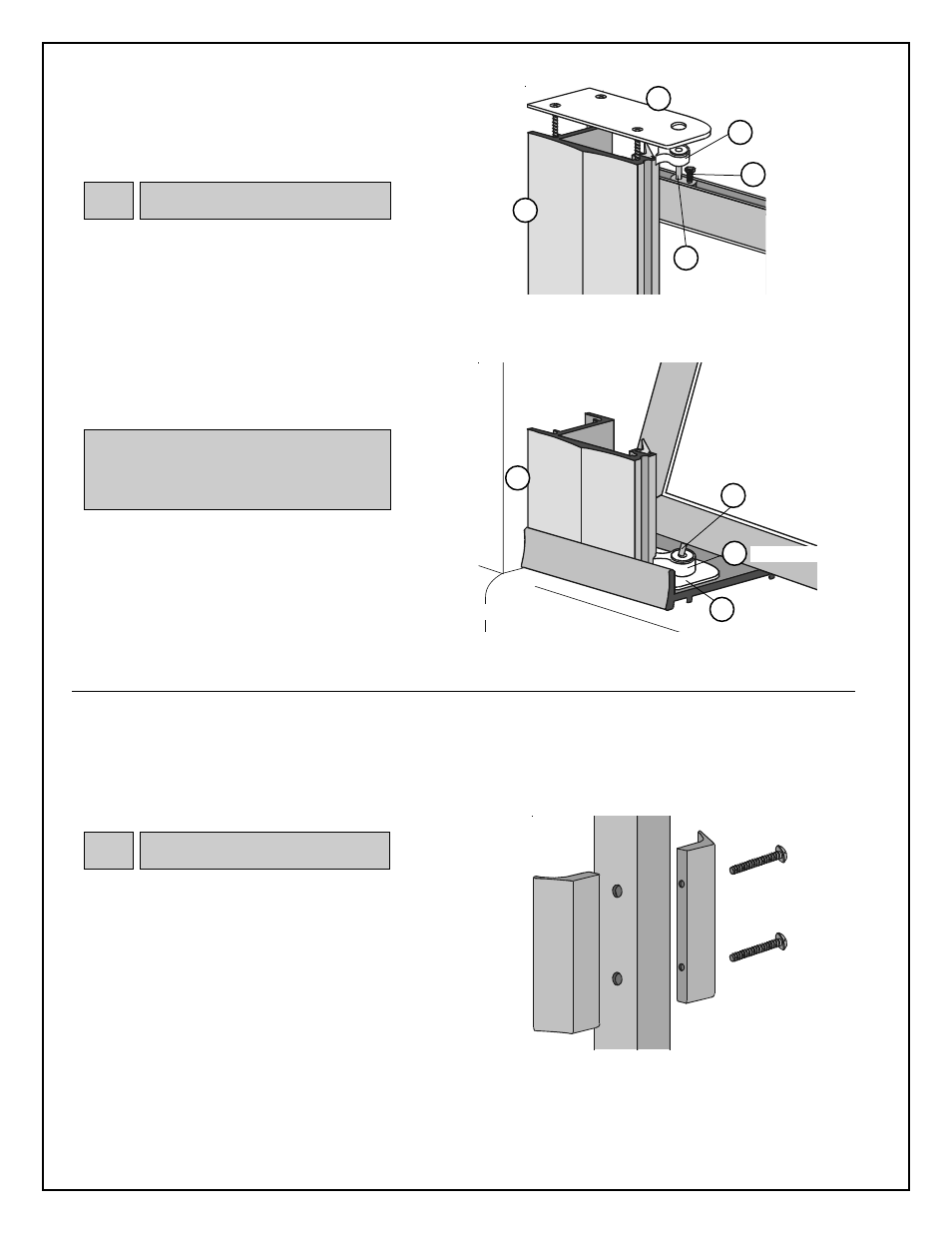 Install door, Pull handle kit | Coral Industries 1000 Pivot Door - 713C User Manual | Page 6 / 8