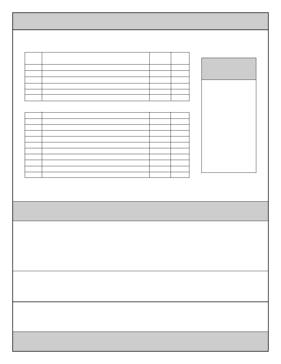 Parts list, Tools needed | Coral Industries 6000 Neo-Angle Swing Door (EZ Up) - 84K User Manual | Page 2 / 8