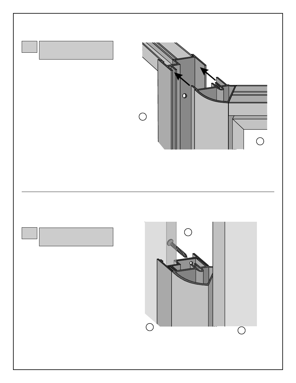 Side panels | Coral Industries 6000 Neo-Angle Swing Door (EZ Up) - 84K User Manual | Page 4 / 8