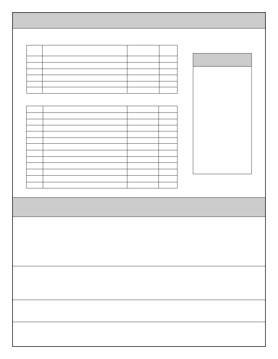 Parts list, Tools needed | Coral Industries Regal Swing Door/DPNL (1/4 Frameless) - 5FJ User Manual | Page 2 / 8