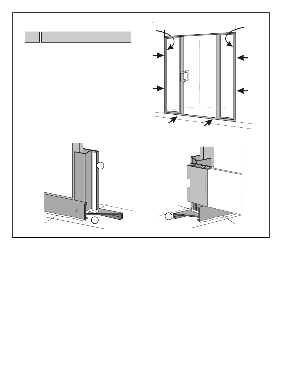 Caulking | Coral Industries Regal Swing Door/DPNL (1/4 Frameless) - 5FJ User Manual | Page 8 / 8