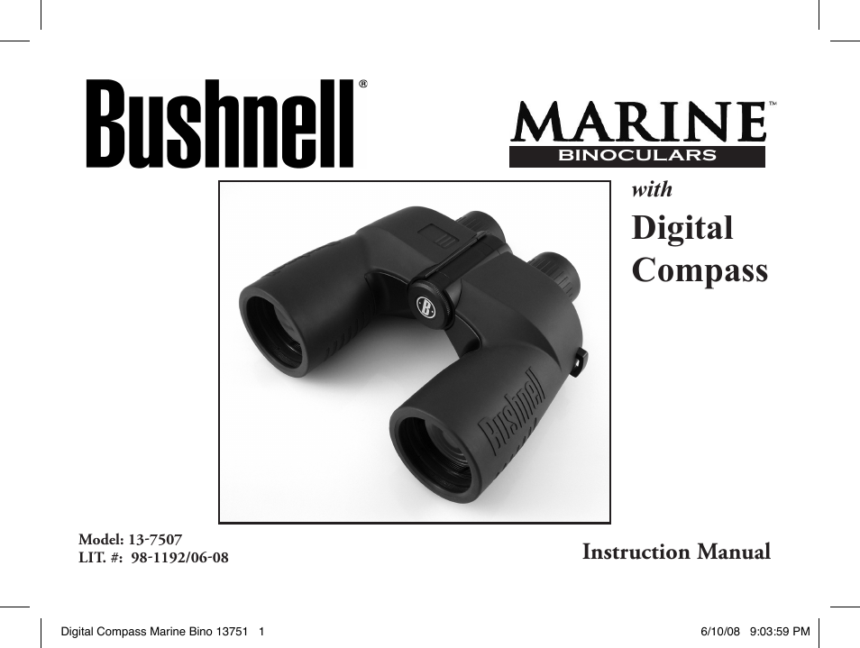 Bushnell 13-7507 User Manual | 64 pages