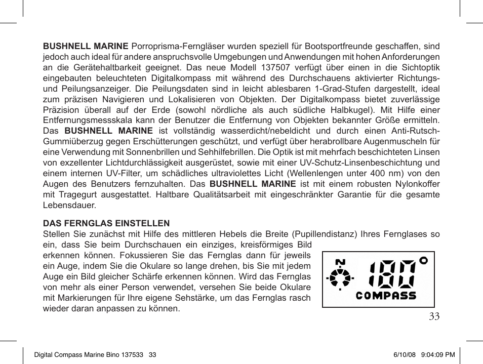 Bushnell 13-7507 User Manual | Page 33 / 64