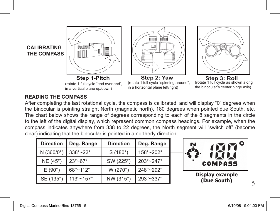 Bushnell 13-7507 User Manual | Page 5 / 64