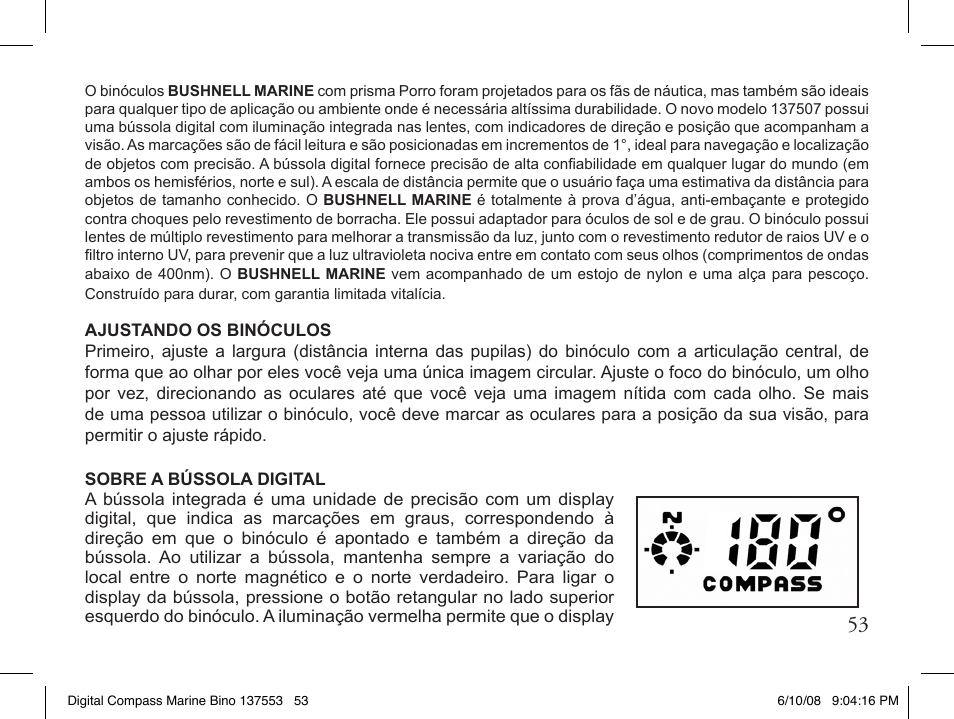 Bushnell 13-7507 User Manual | Page 53 / 64