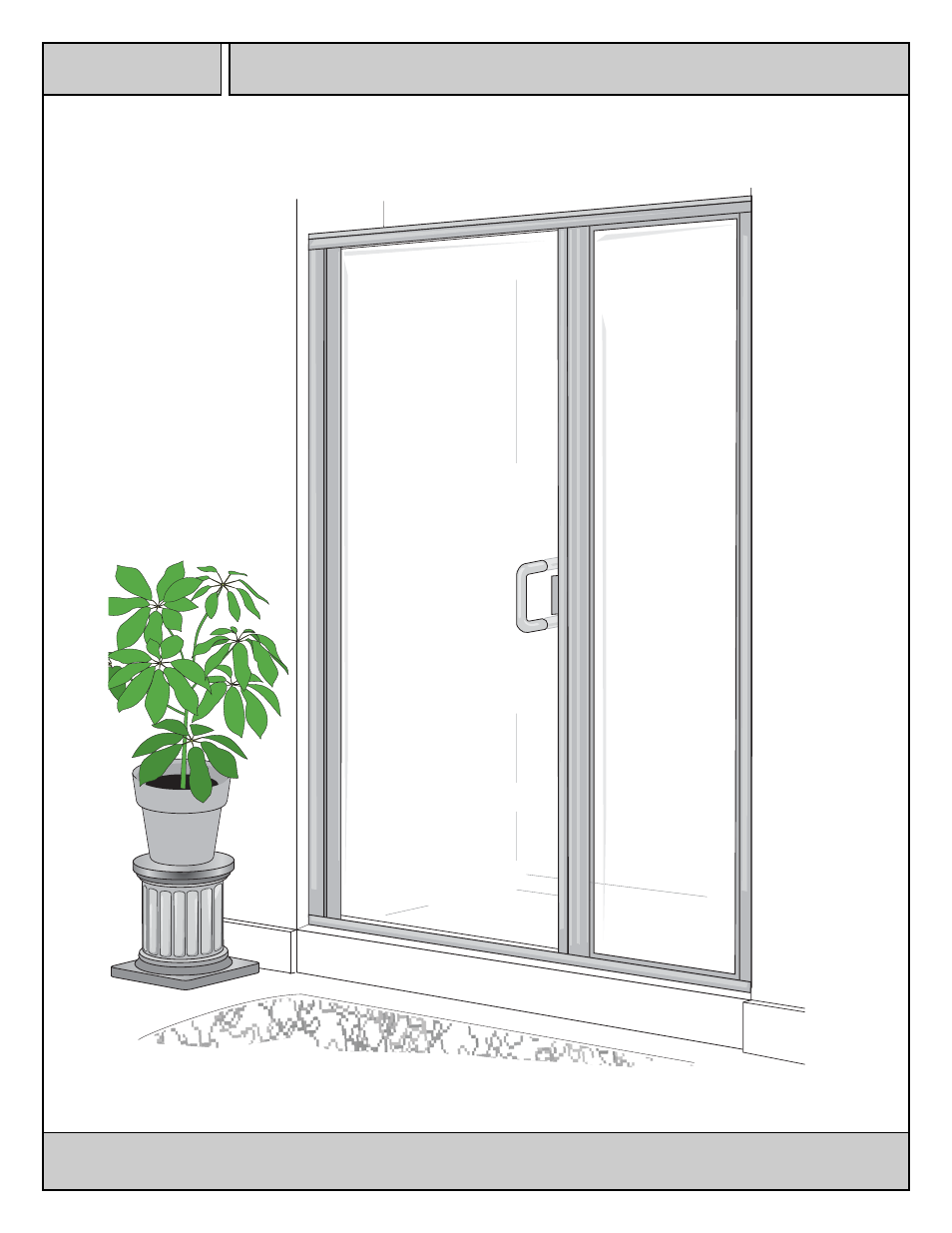 Coral Industries Regal Swing Door/ILP (1/4 Frameless) - 0FJ User Manual | 8 pages