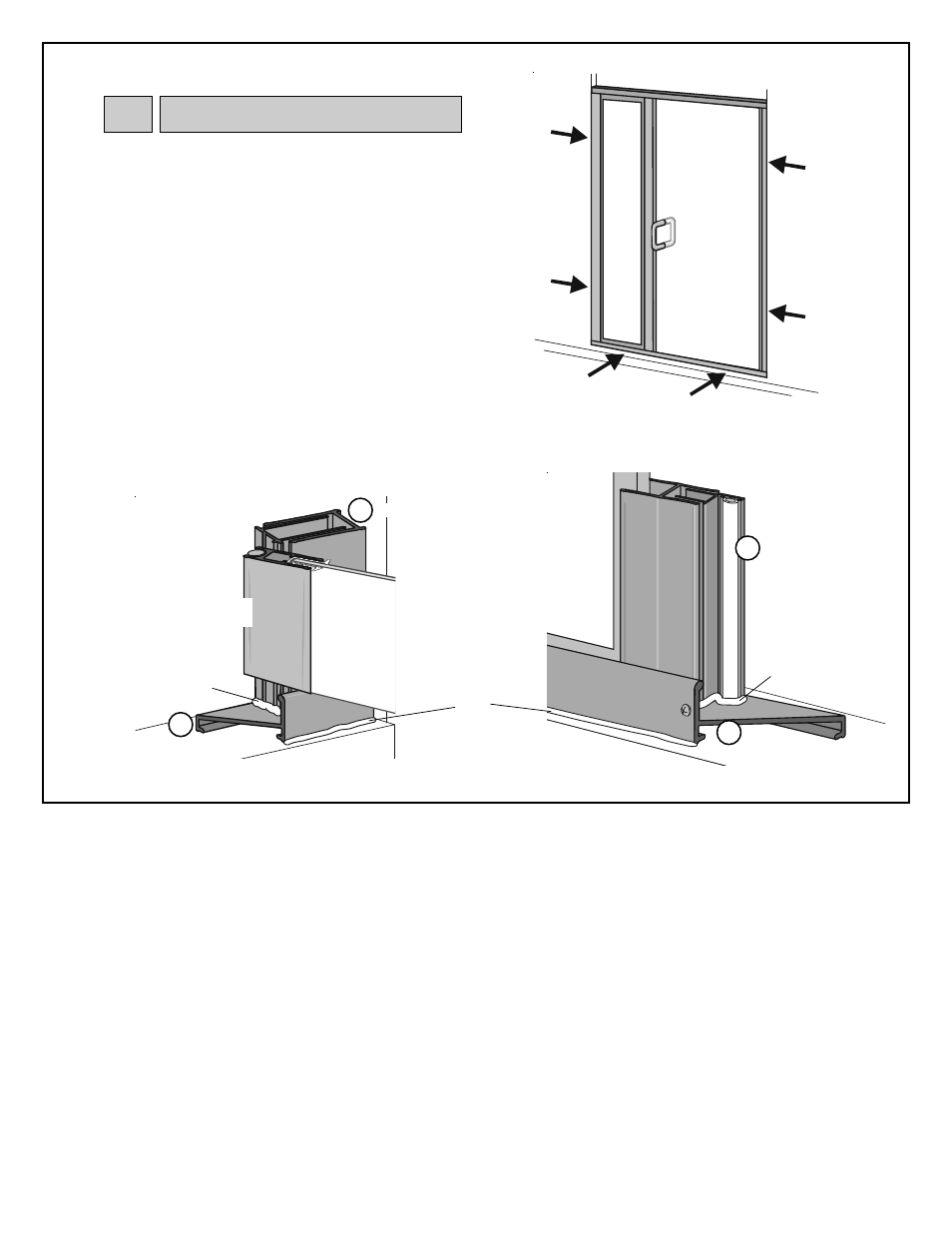 Caulking | Coral Industries Regal Swing Door/ILP (1/4 Frameless) - 0FJ User Manual | Page 8 / 8