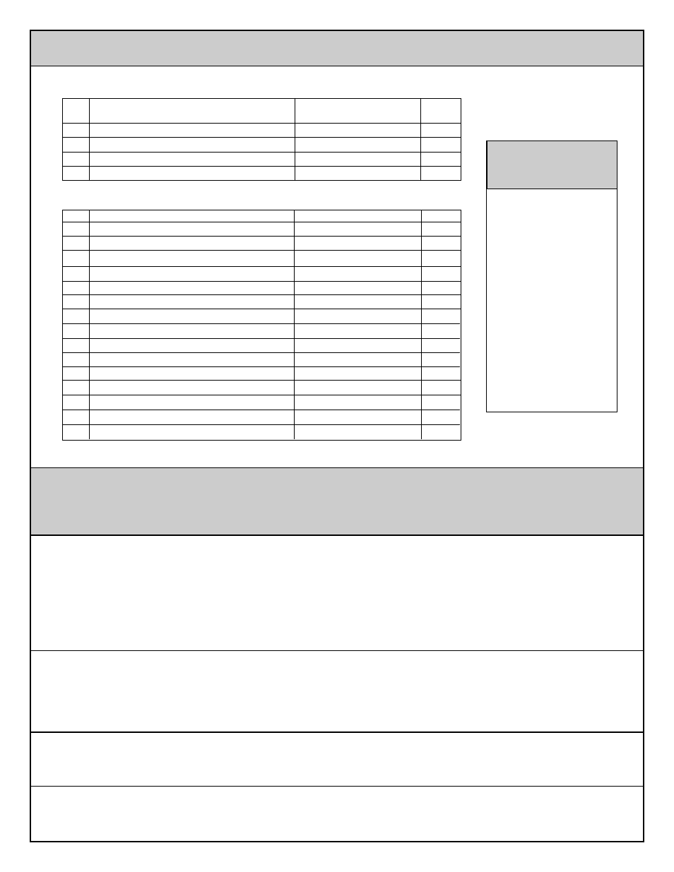 Parts list, Tools needed | Coral Industries Hyaline Swing Door (Low Profile), (1/4 Frameless) - 4HJ User Manual | Page 2 / 8