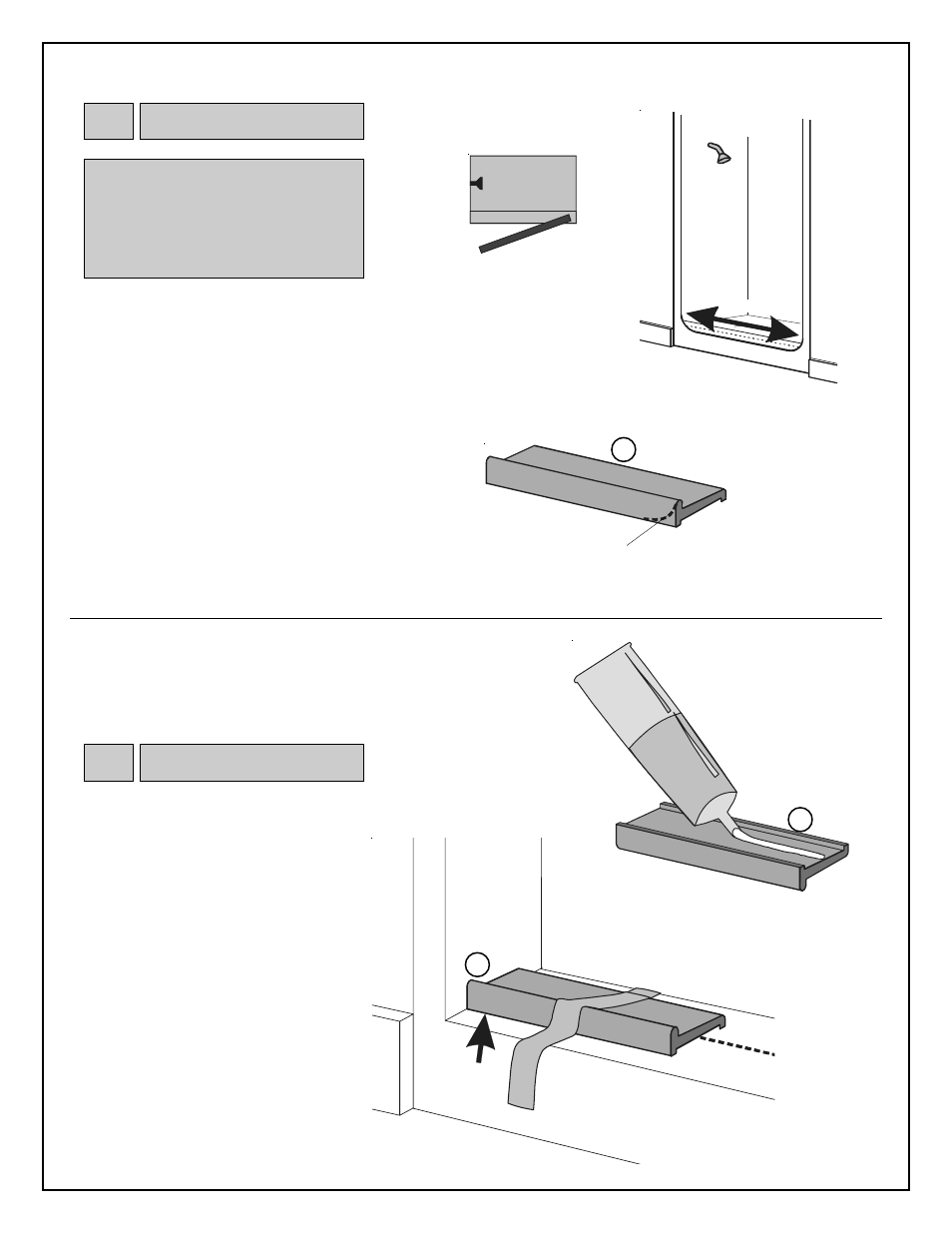 Sill | Coral Industries Hyaline Swing Door (Low Profile), (1/4 Frameless) - 4HJ User Manual | Page 4 / 8