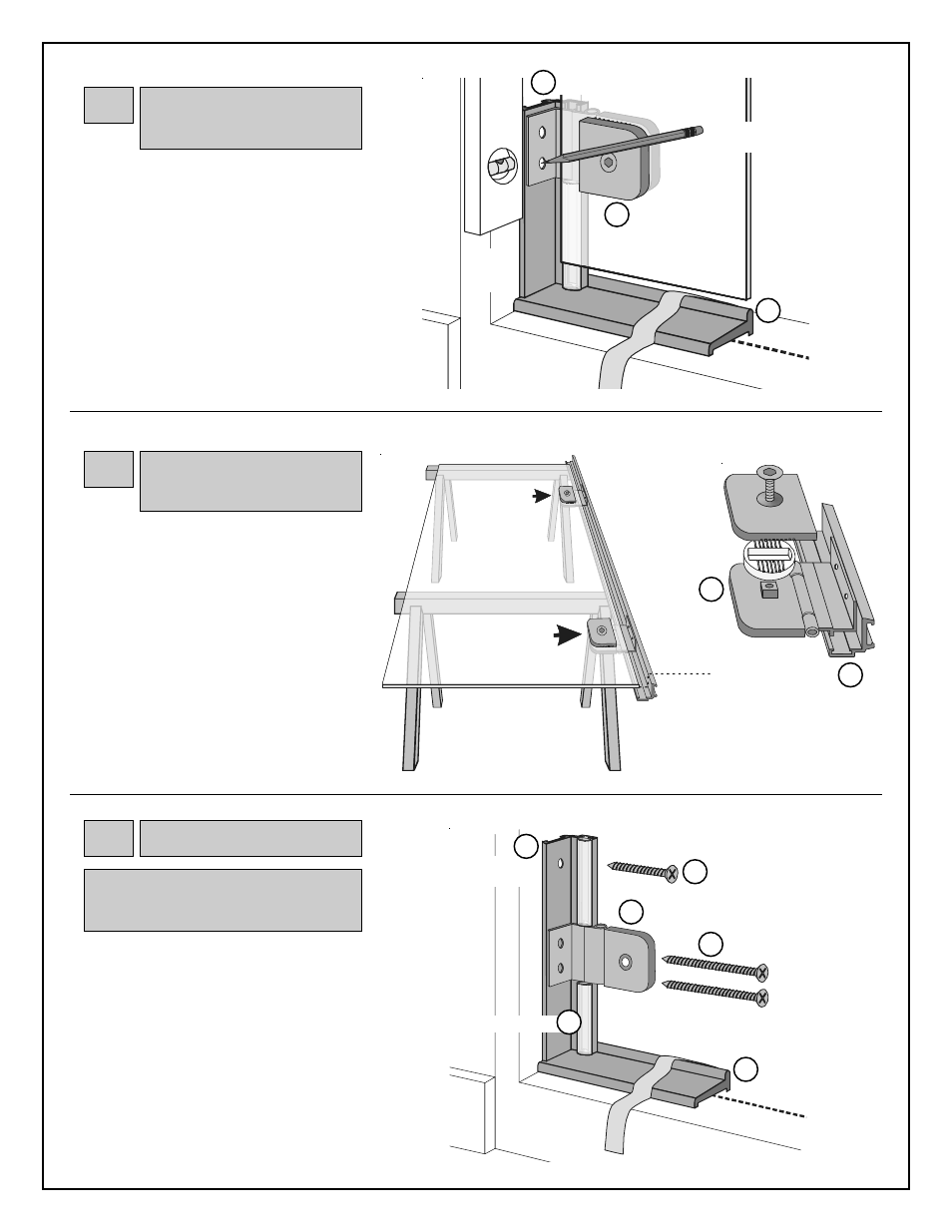 Hinge door stop, Hinges | Coral Industries Hyaline Swing Door (Low Profile), (1/4 Frameless) - 4HJ User Manual | Page 5 / 8