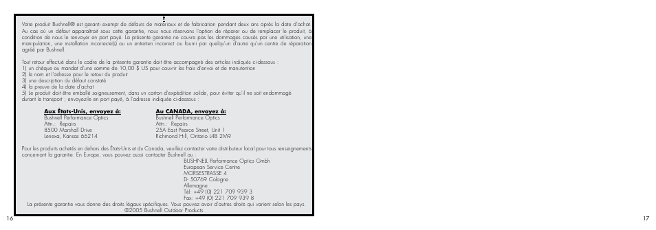 Bushnell 26-0400 User Manual | Page 10 / 27