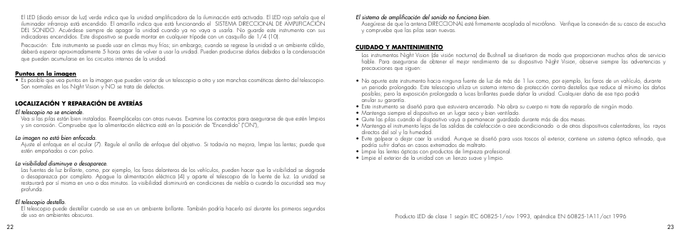Bushnell 26-0400 User Manual | Page 13 / 27