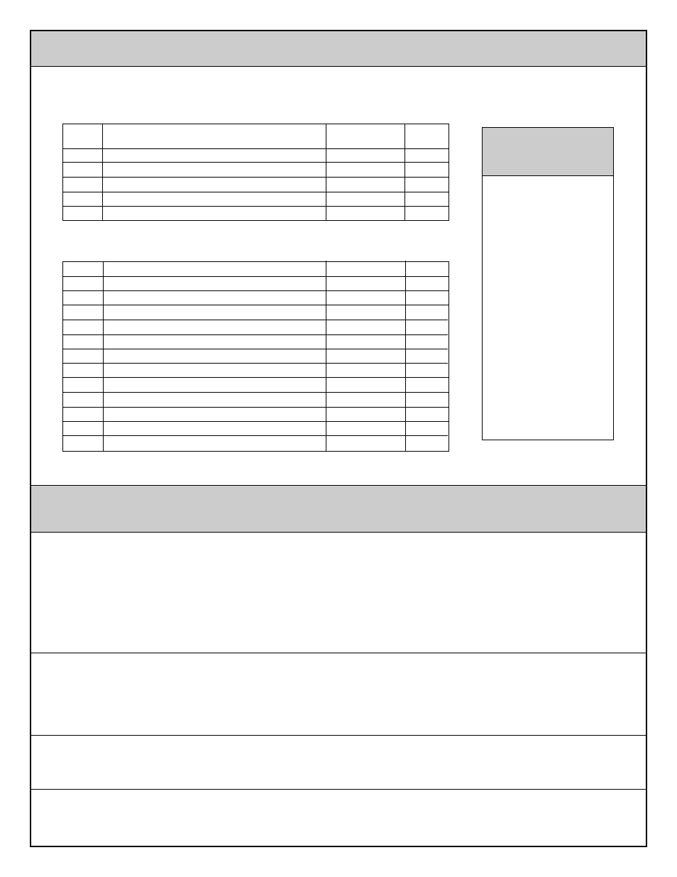 Parts list, Tools needed | Coral Industries Regal Swing Door (1/4 Frameless) - 4FJ User Manual | Page 2 / 6