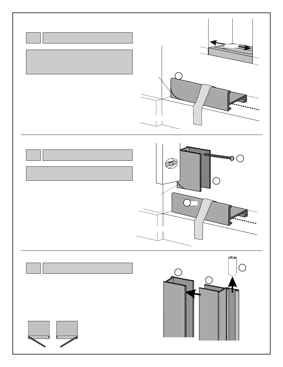 Jambs, Magnetic door stop, Sill | Coral Industries Regal Swing Door (1/4 Frameless) - 4FJ User Manual | Page 4 / 6