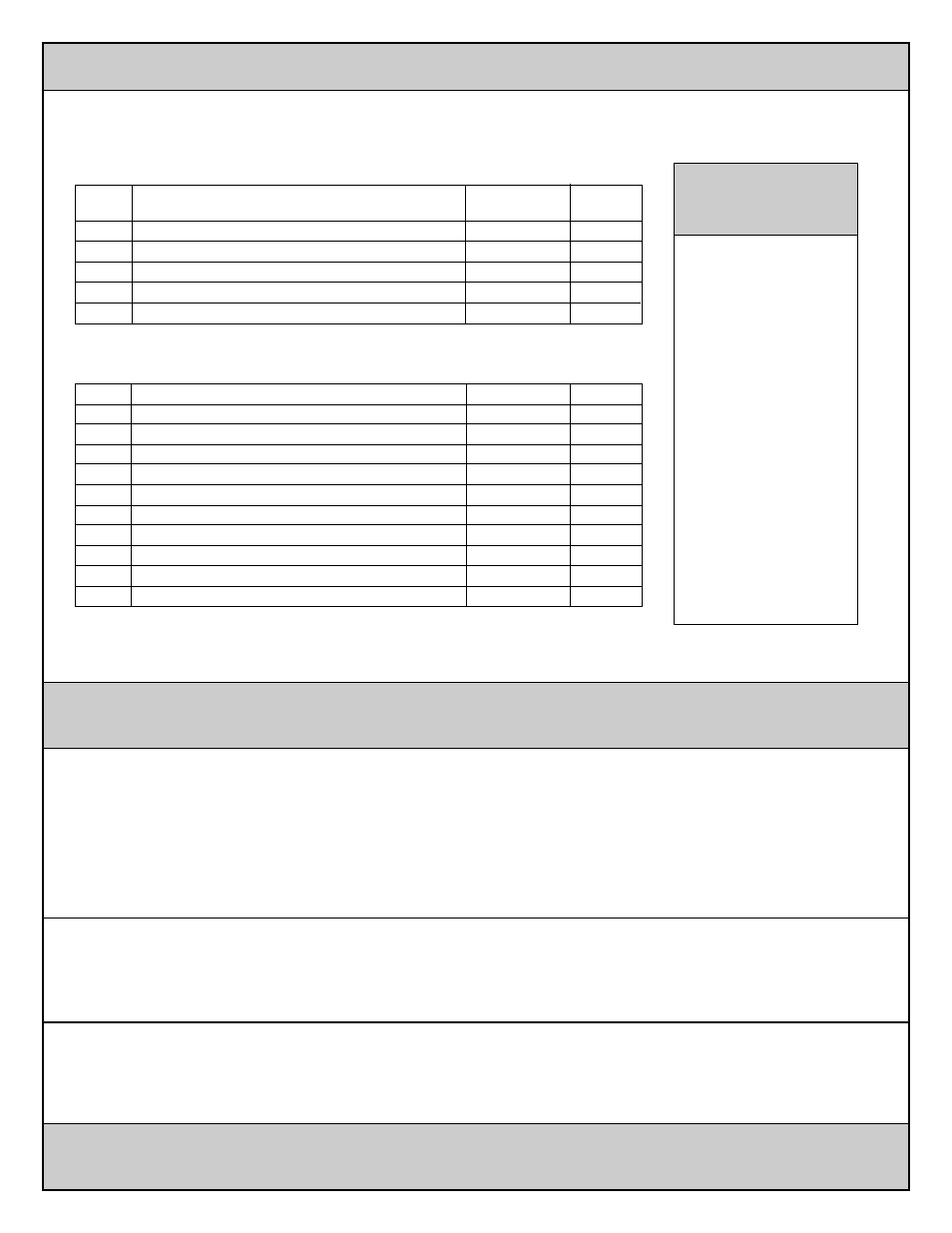 Parts list, Tools needed | Coral Industries Provincial Classic Bypass with LSL Sill - 2CC1 (Most Common) User Manual | Page 2 / 8