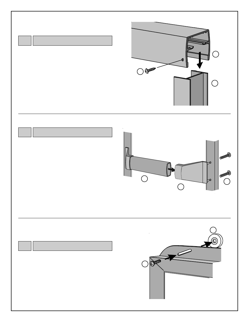 Rollers, Header, Towel bar | Coral Industries Provincial Classic Bypass with LSL Sill - 2CC1 (Most Common) User Manual | Page 6 / 8