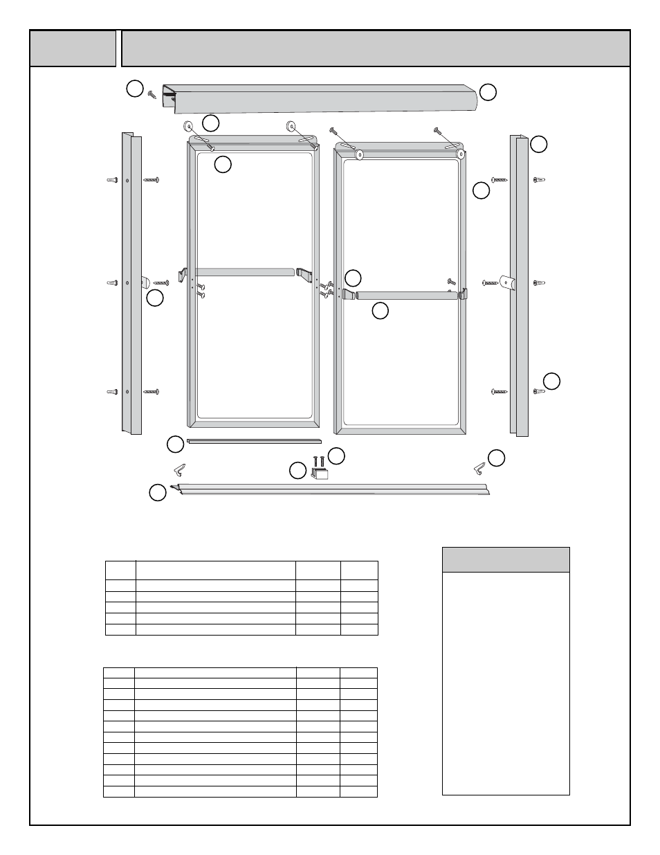 Coral Industries Provincial Classic Bypass with SSL Sill - 2CC6 User Manual | 4 pages