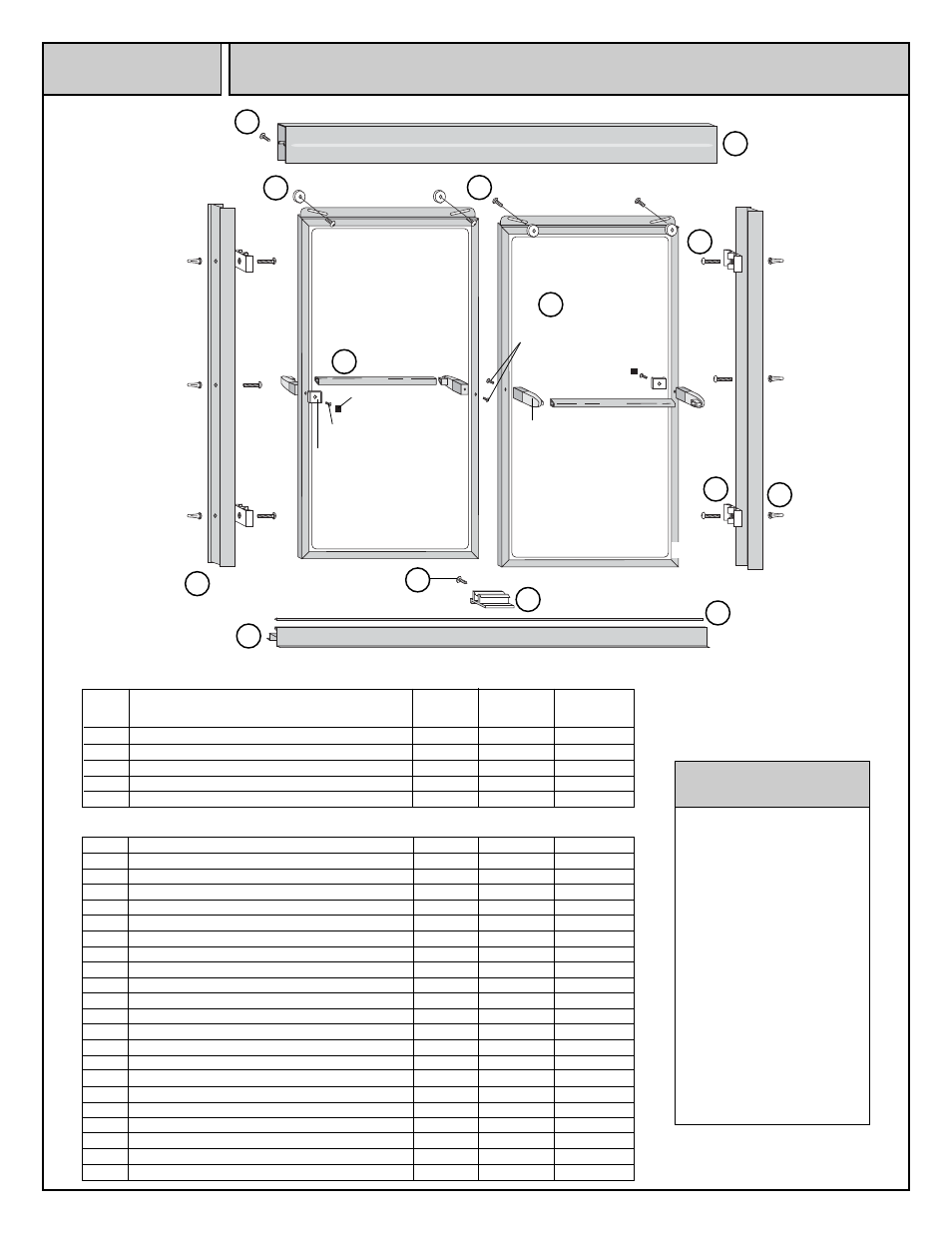 Coral Industries 6000 Bypass with BTB Towel Bar - 26R1-G (Most Common) User Manual | 4 pages