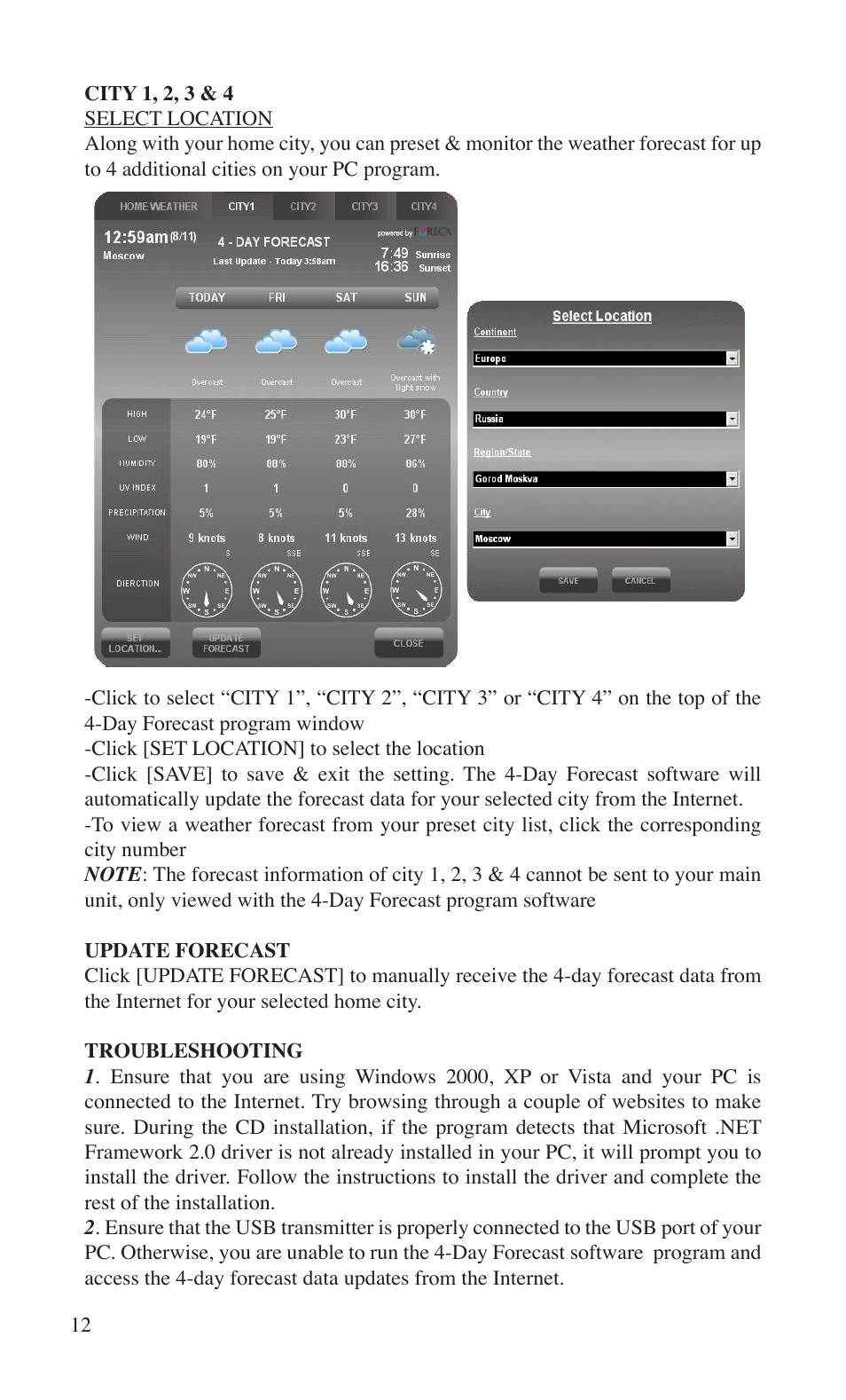 Bushnell WEATHERFXI 960040 User Manual | Page 12 / 16