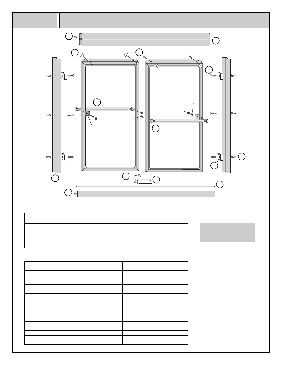 Coral Industries 6000 Bypass with Oval Towel Bar - 2681-G User Manual | 4 pages