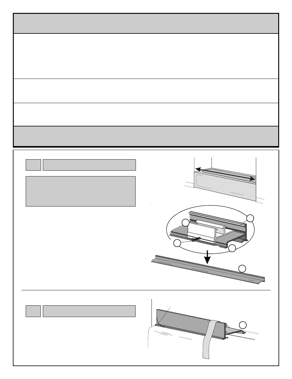 Sill, Guide | Coral Industries 6000 Bypass with Oval Towel Bar - 2681-G User Manual | Page 2 / 4