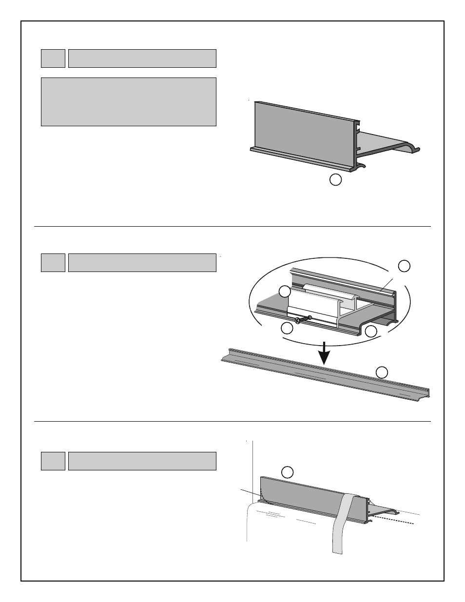 Sill, Guides | Coral Industries Steam Bypass - 2SR1-P (If Purchased from a Plumbing Wholesaler) User Manual | Page 5 / 8