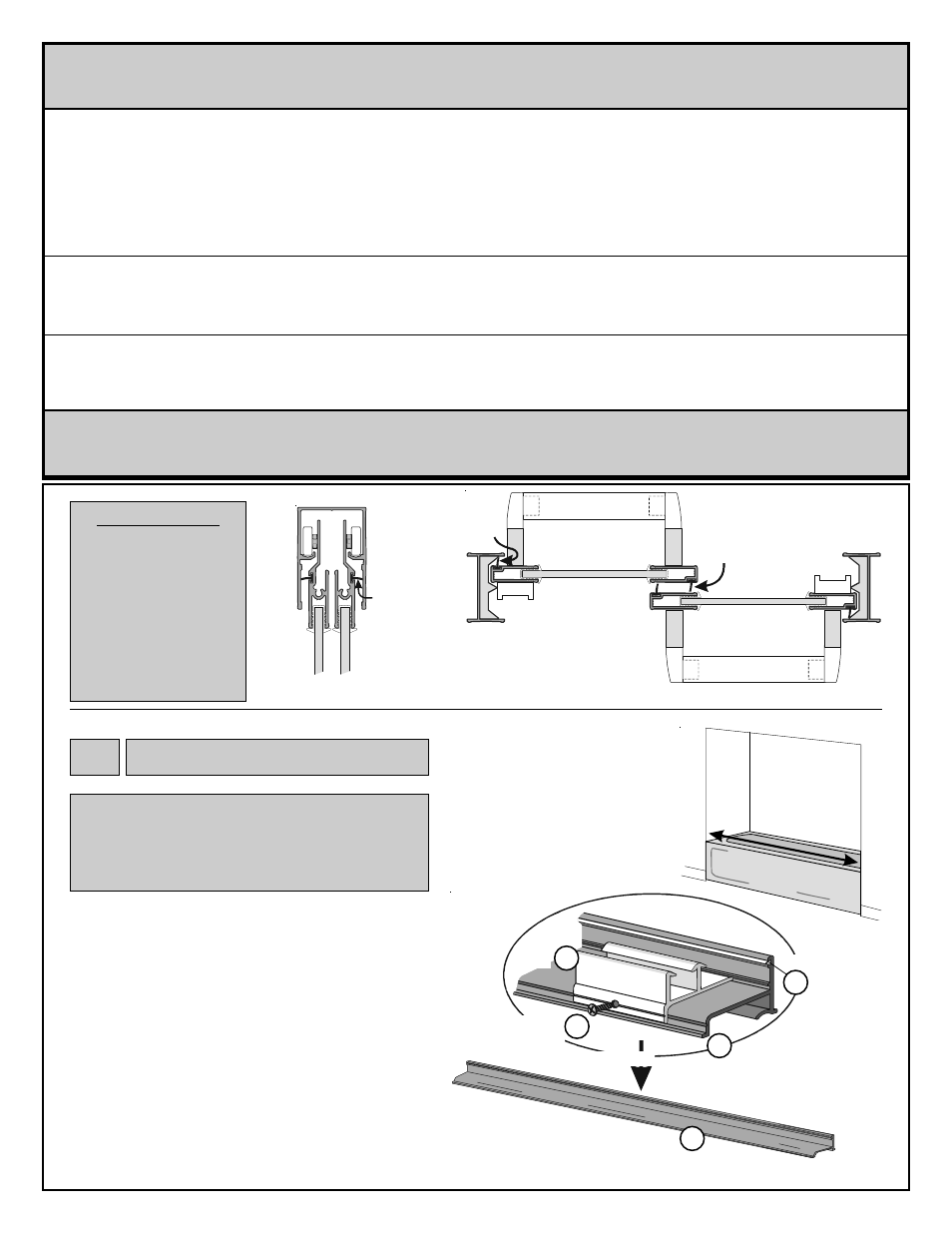 Sill, Guides | Coral Industries Steam Bypass - 2SR1-G User Manual | Page 2 / 4