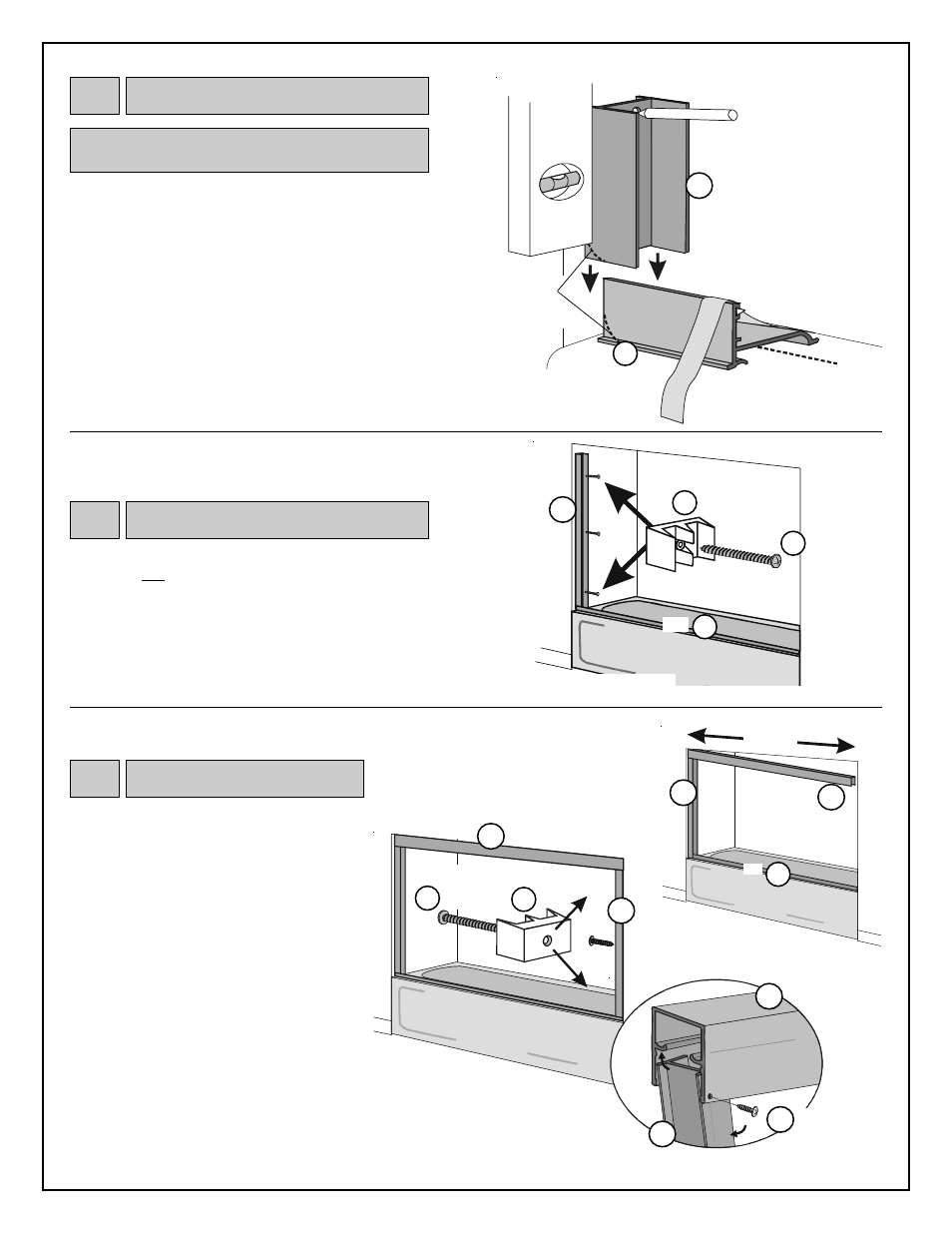 Lh a, Jambs, Jamb | Bumpers, Header | Coral Industries Steam Bypass - 2SR1-G User Manual | Page 3 / 4