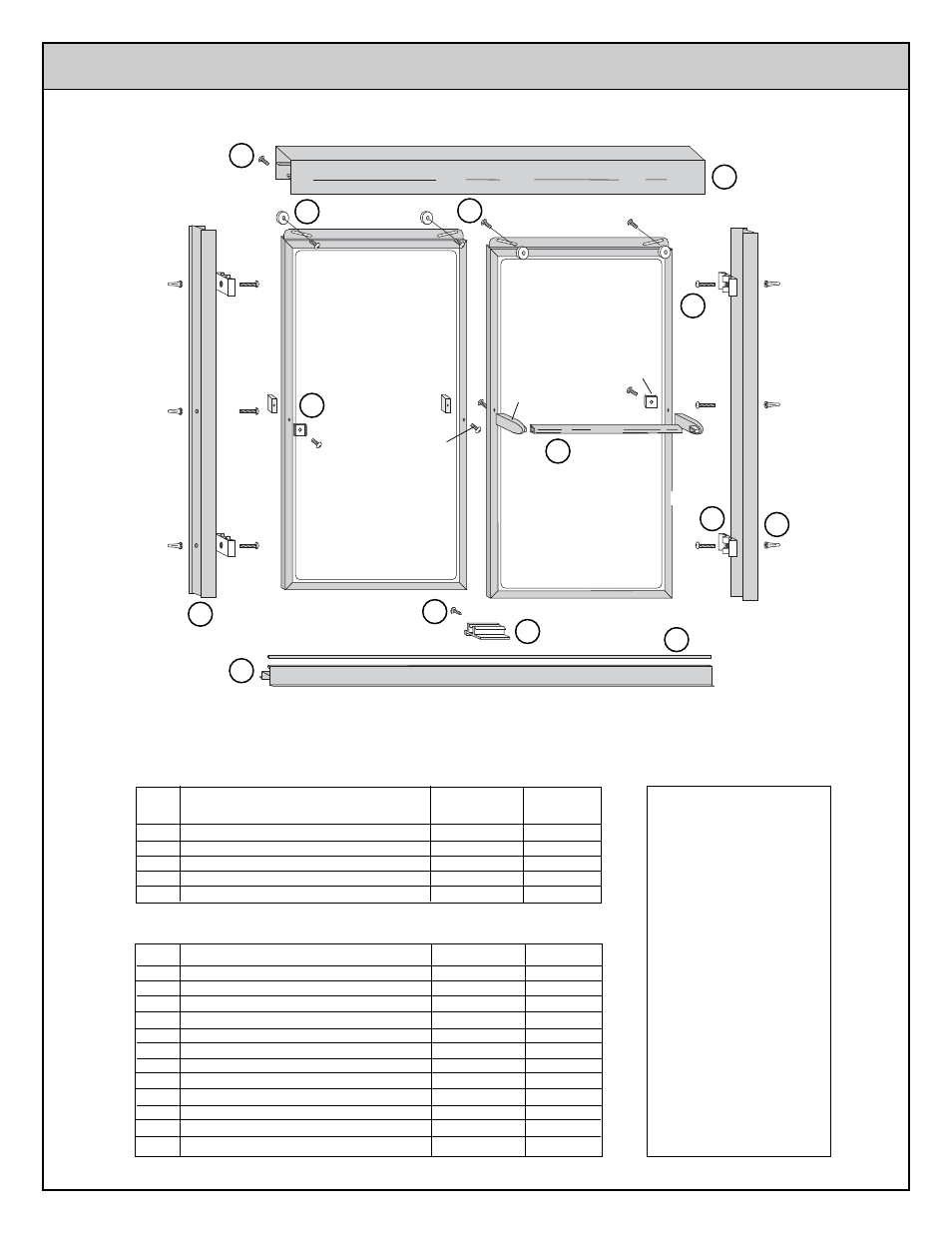 Coral Industries 1000 Bypass with ATH Towel Bar/Pull Handle - 21Y1-G User Manual | 4 pages