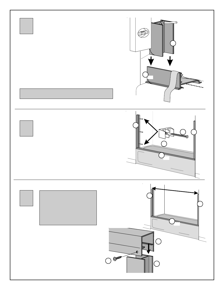 Coral Industries 1000 Bypass with ATH Towel Bar/Pull Handle - 21Y1-G User Manual | Page 3 / 4