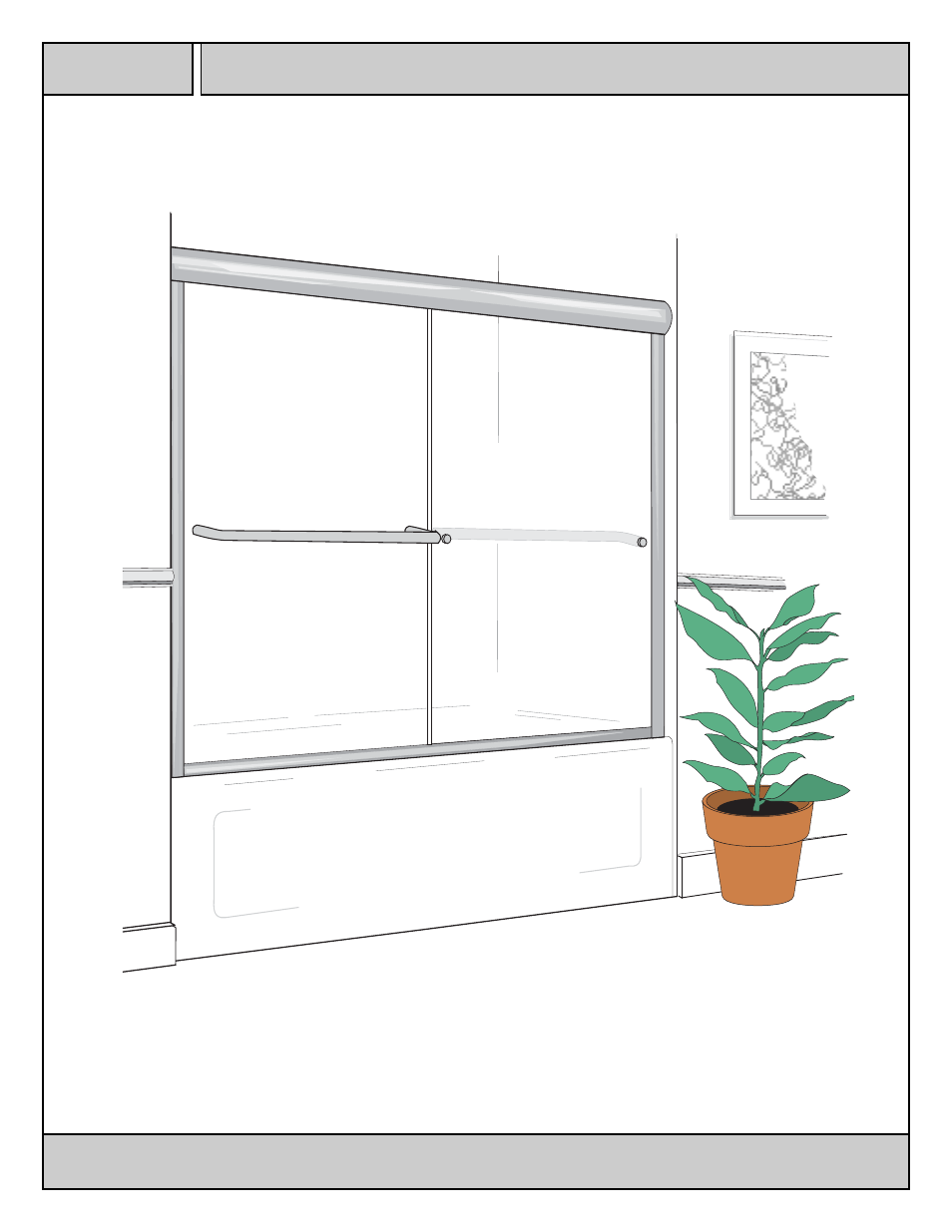 Coral Industries Freestyle Bypass (1/4 Frameless) - 2FG1-P (If Purchased from a Plumbing Wholesaler) User Manual | 6 pages