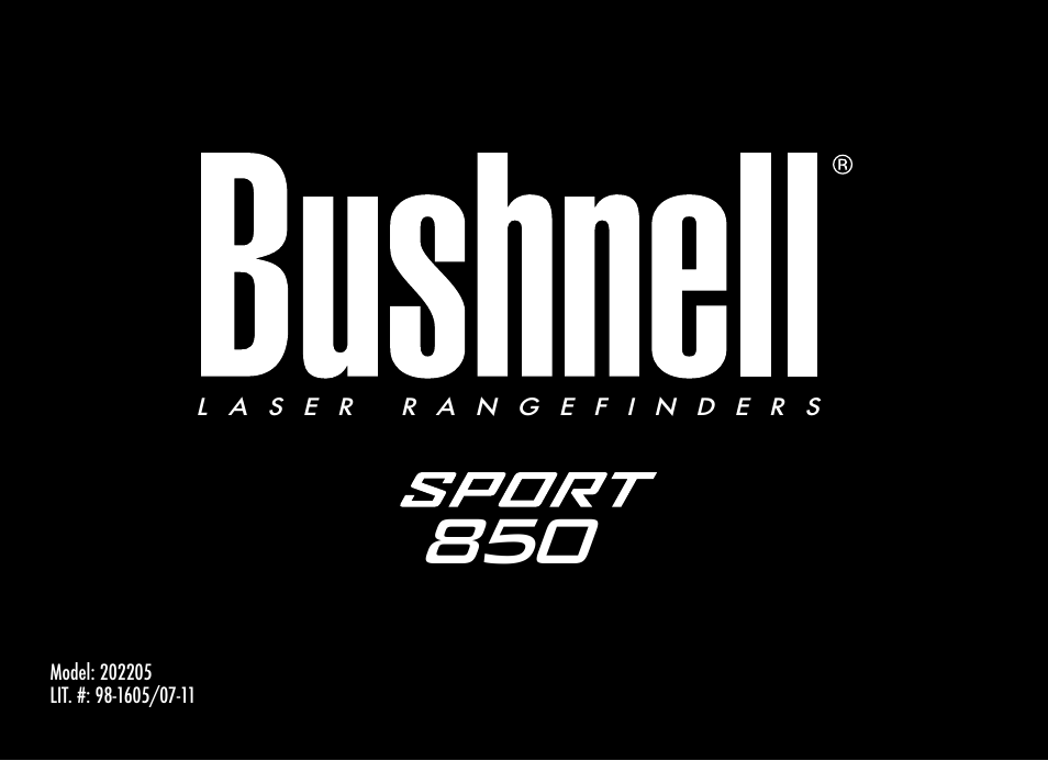 Bushnell SPORT 202205 User Manual | 52 pages