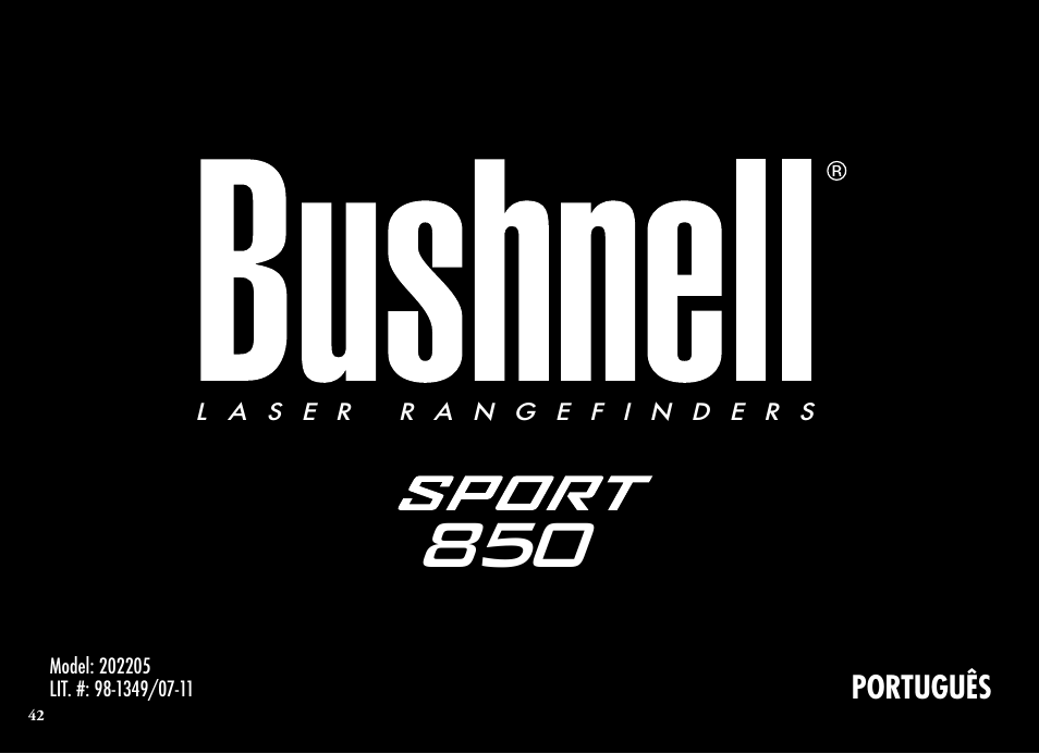 Bushnell SPORT 202205 User Manual | Page 44 / 52