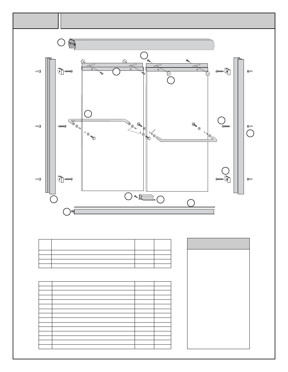 Coral Industries Freestyle Bypass (1/4 Frameless) - 2FG1-G User Manual | 4 pages