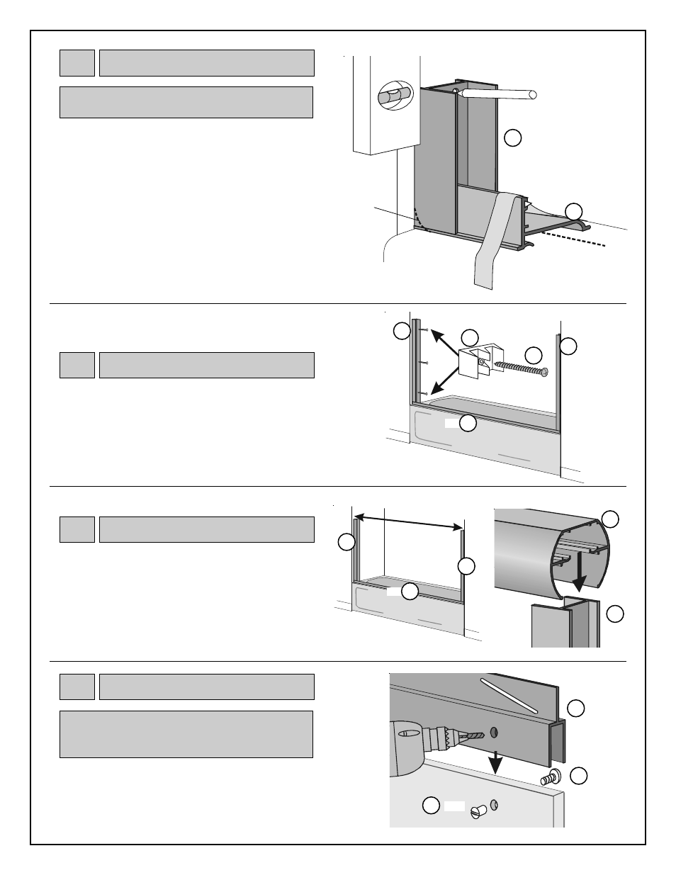 Jambs, Bumpers, Header | Roller fin | Coral Industries Freestyle Bypass (1/4 Frameless) - 2FG1-G User Manual | Page 3 / 4