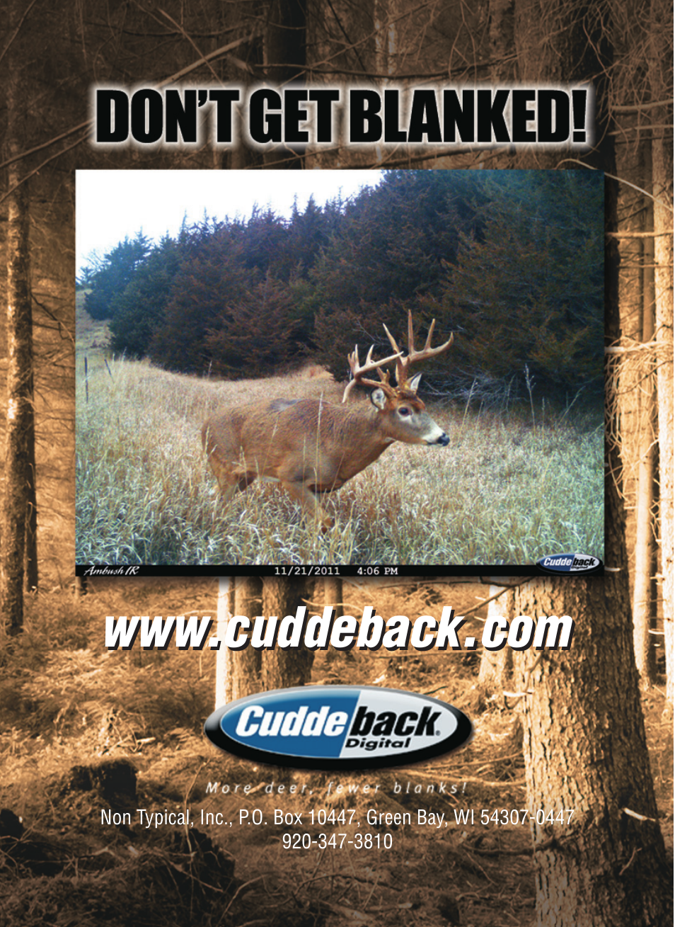 Cuddeback SEEN FAMILY User Manual | Page 19 / 19