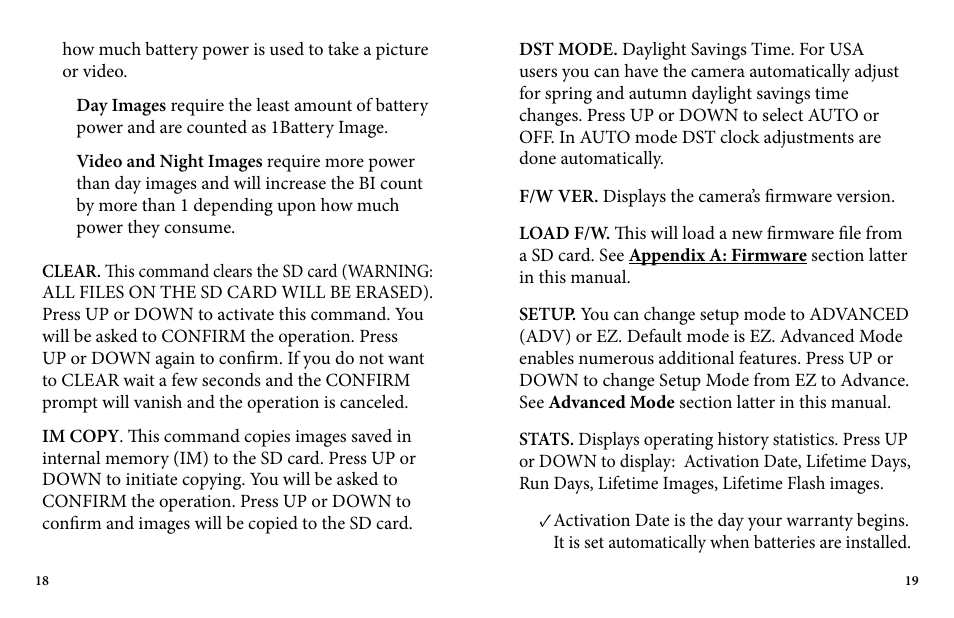 Cuddeback E FAMILY User Manual | Page 11 / 31