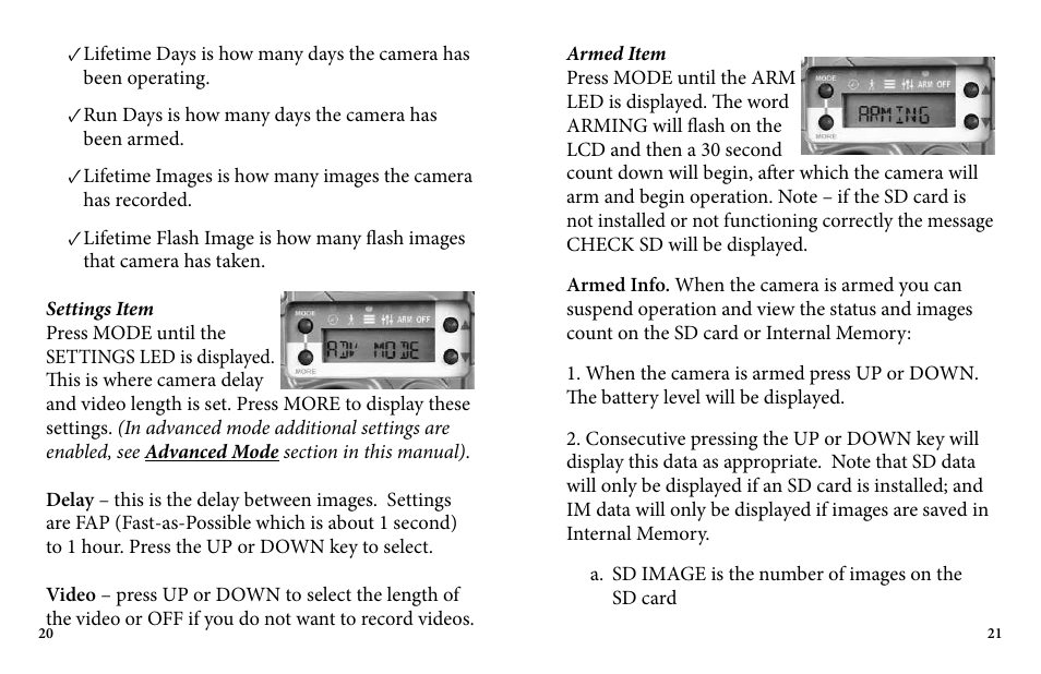 Cuddeback E FAMILY User Manual | Page 12 / 31