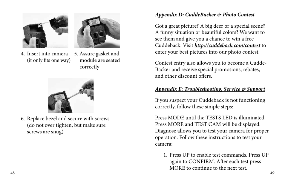Cuddeback E FAMILY User Manual | Page 26 / 31