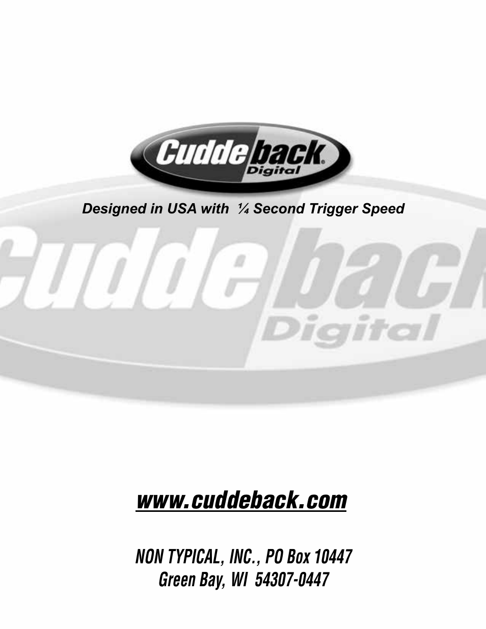 Cuddeback E FAMILY User Manual | Page 31 / 31