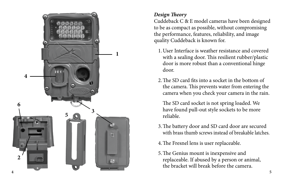 Cuddeback E FAMILY User Manual | Page 4 / 31
