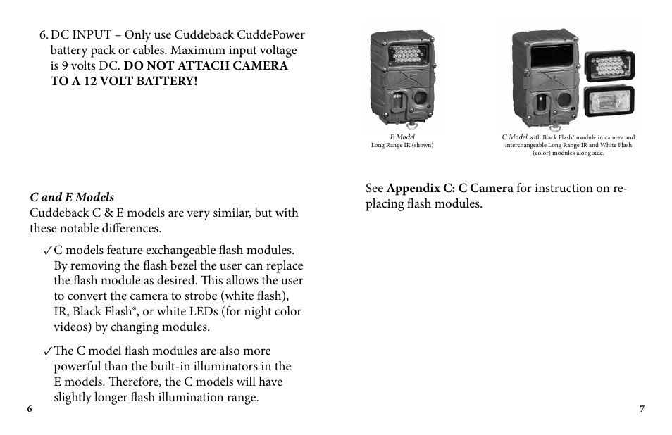 Cuddeback E FAMILY User Manual | Page 5 / 31