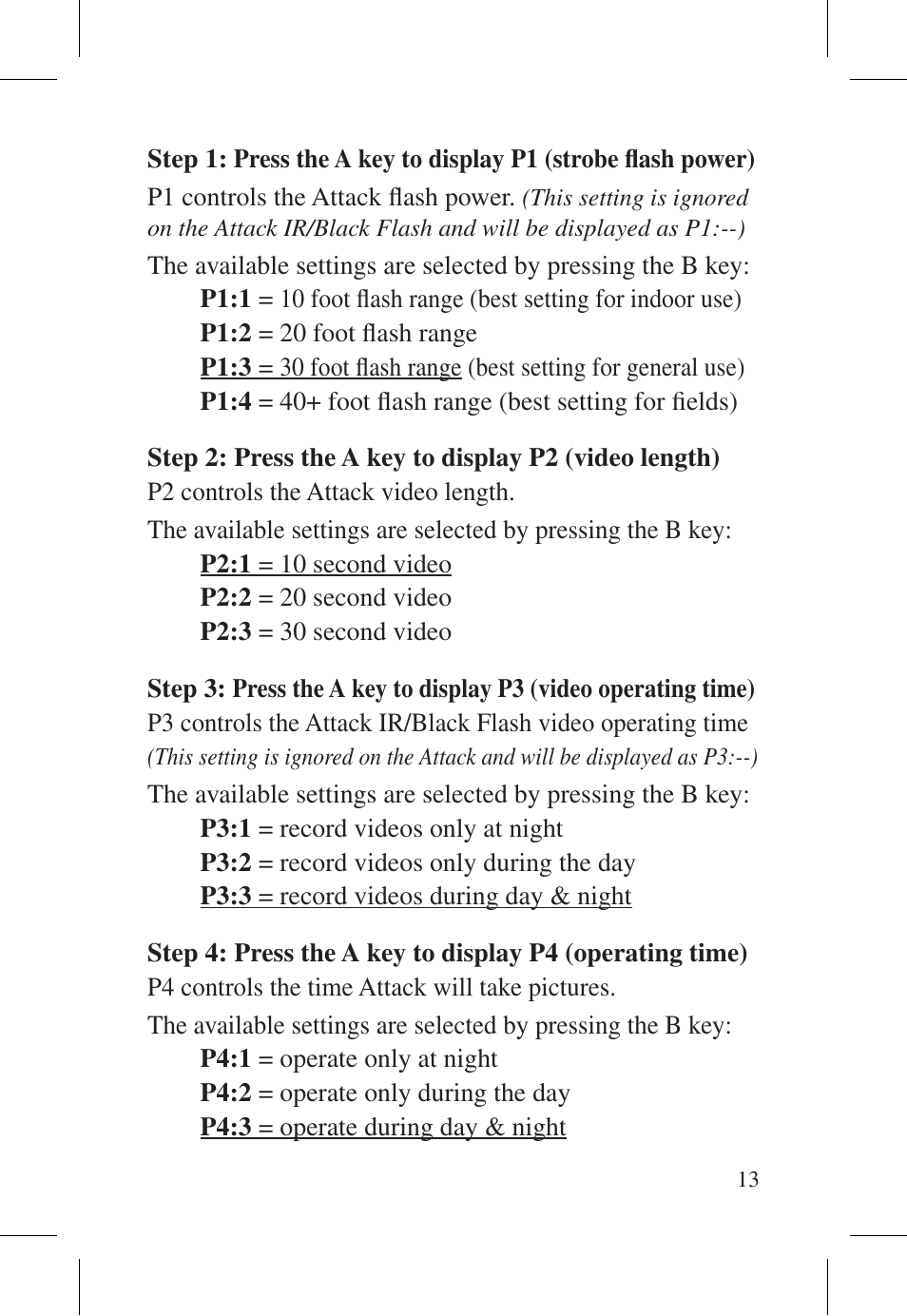 Cuddeback ATTACK FAMILY User Manual | Page 19 / 36