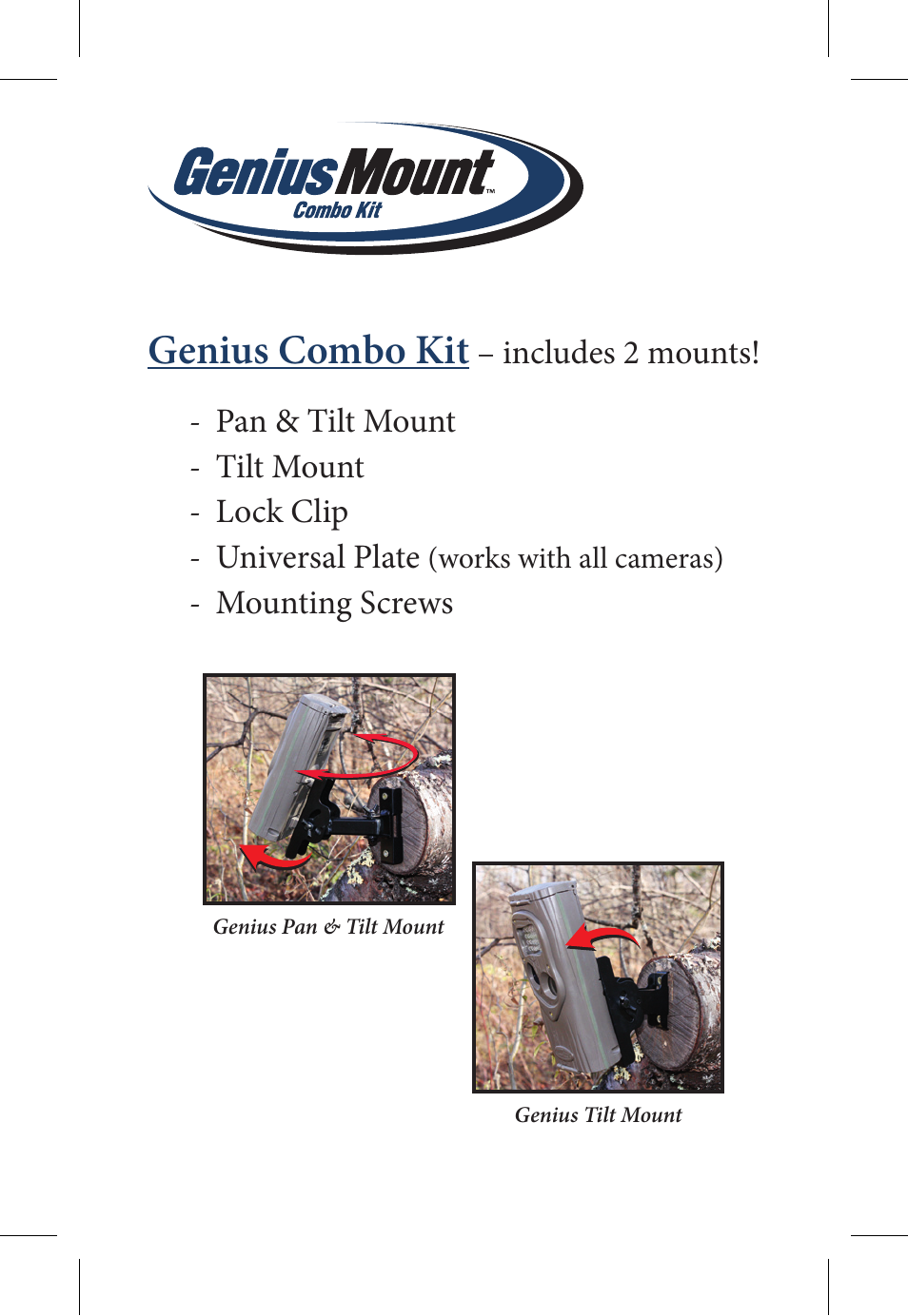 Genius combo kit | Cuddeback ATTACK FAMILY User Manual | Page 35 / 36