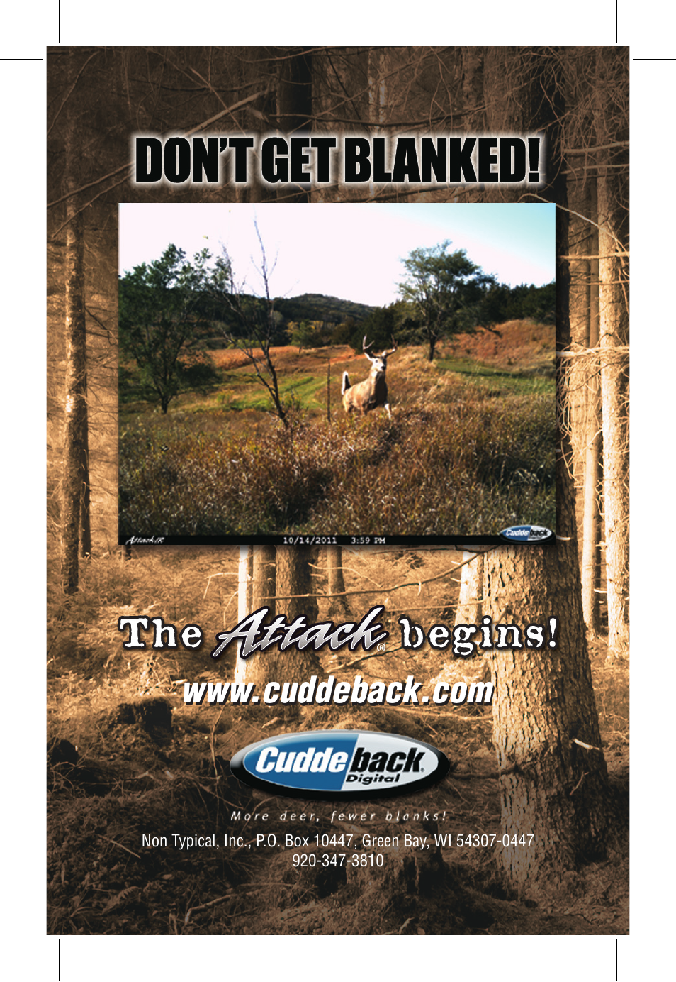 Cuddeback ATTACK FAMILY User Manual | Page 36 / 36